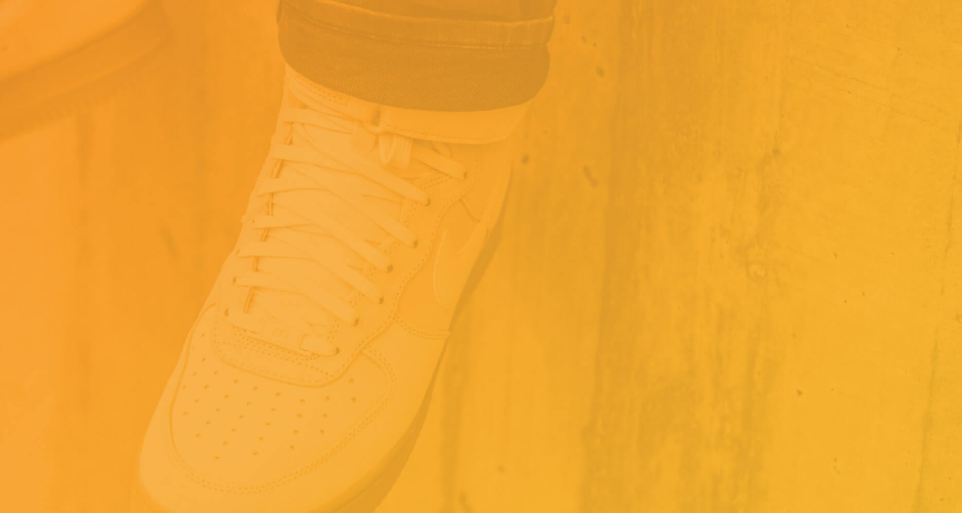 The Nike shoe image faded for the website
