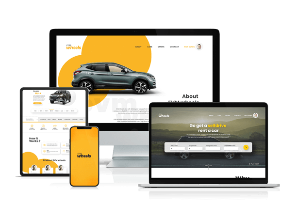 Evm website and app development