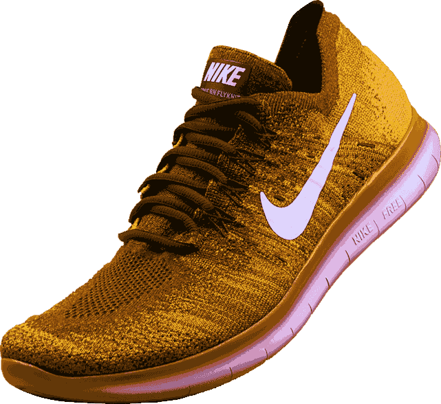 Branding of Nike shoes