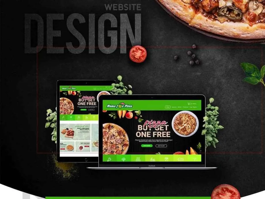 Website development of Mamajoz Pizza