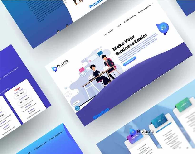 Website development for Bizpole