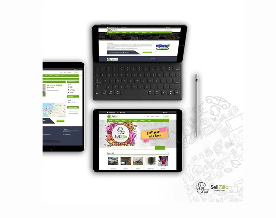 Sellzilla website devolpment