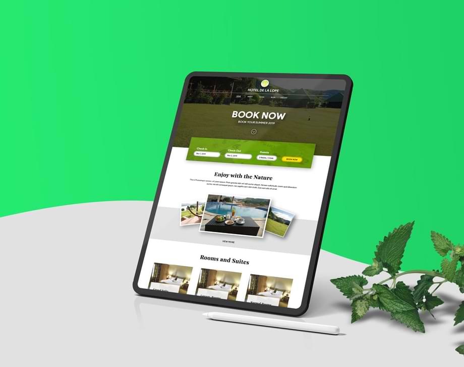 Lope hotel website development