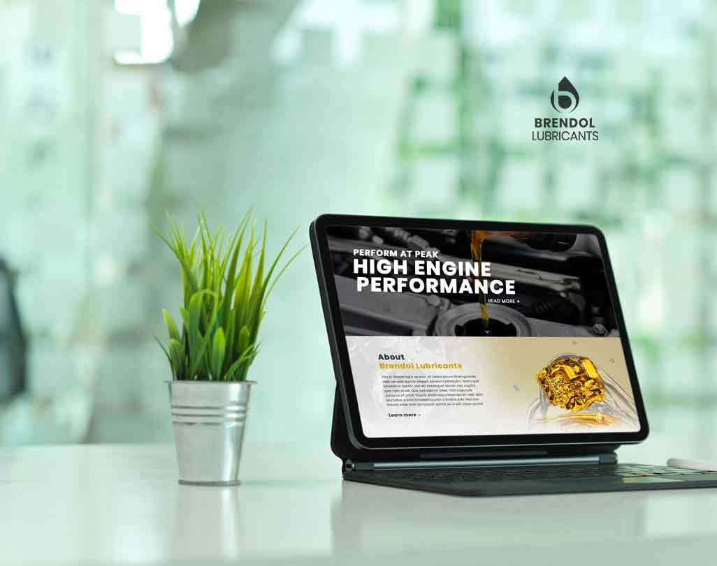 Brendhol Lubricants website development