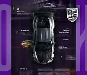 Website development of Porsche kochi