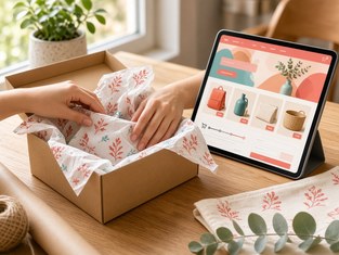 Custom ecommerce packaging and online storefront for growing businesses