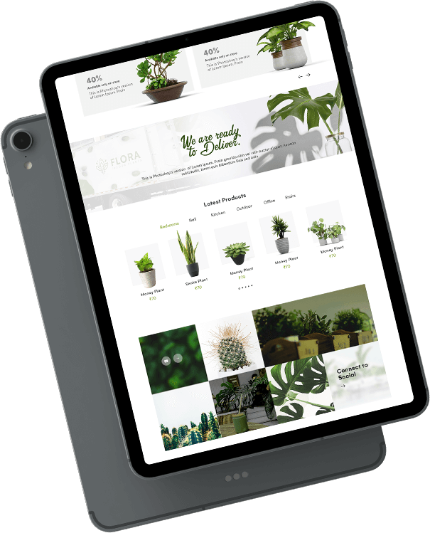 Showroom website for Plantoworld created by the best website development company in Kerala