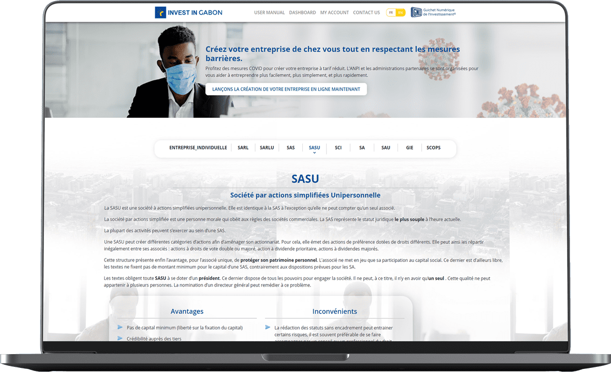 A professional website design showcasing a modern layout for a business, featuring a clean interface and engaging visuals.