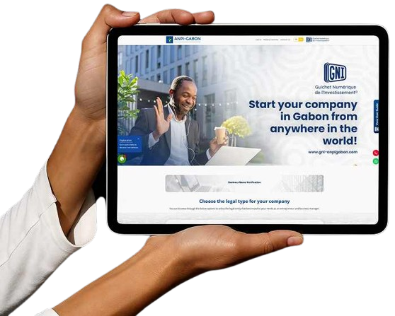 GNI platform displayed on a tablet