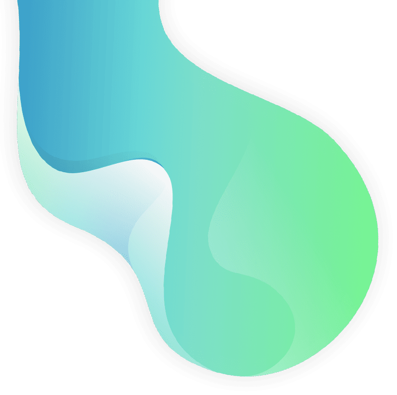 Logo of an app featuring a blue and green water drop design, symbolizing freshness and sustainability.