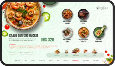 Kiosk interface preview