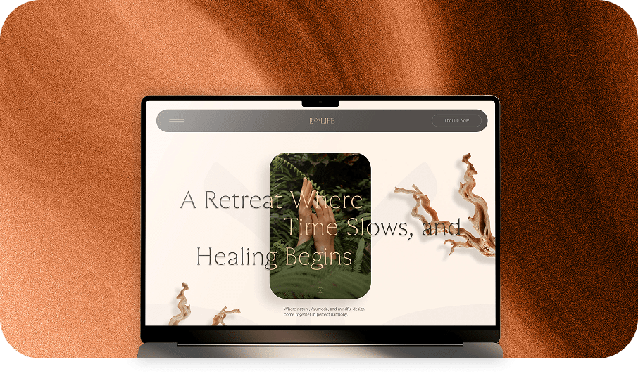 L for Life about page design
