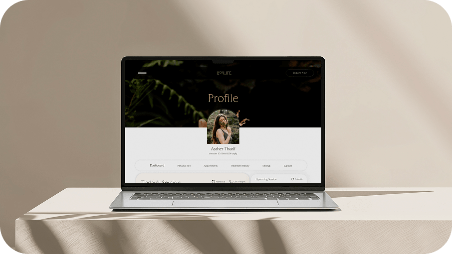 L for Life profile page design