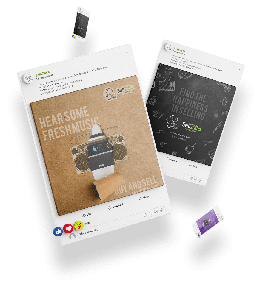 A post featuring a stylish radio displayed prominently in the image